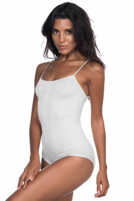 Arias Closet Beyaz MI Emay 1923 Soft İp Askılı Çıtçıtlı Body