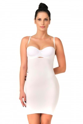 Arias Closet Beyaz MI Emay 5060 Göğsü Açık Elbise Korse