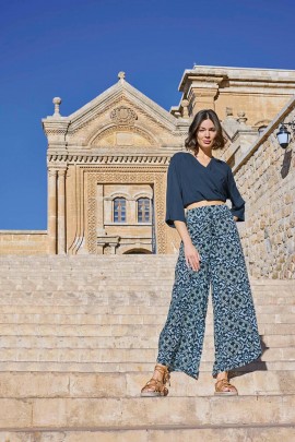 Arias Closet Etnik Desenli Alt Üst Takım