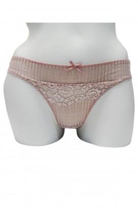 Kadın Mikro Kumaş Dantelli Slip (2844)