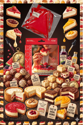 Arias Closet Fantezi Tüketilebilen Yenilebilir Cheesecake Aromalı İç Çamaşırı Takımı