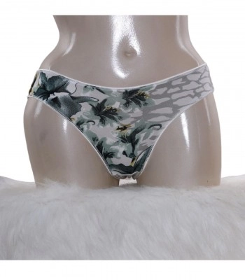 Kadın Viskon Kumaş Çiçek Desenli Slip (2774)