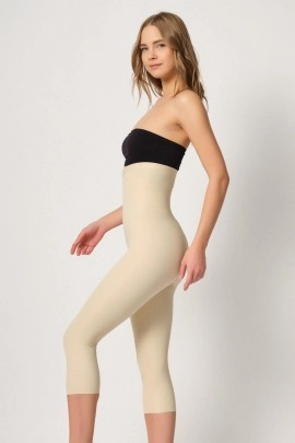 Arias Closet Ten MI Emay 2868 Fermuarlı Kapri Tayt Lazer Korse