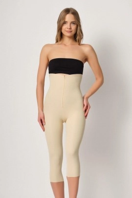 Arias Closet Ten MI Emay 2868 Fermuarlı Kapri Tayt Lazer Korse