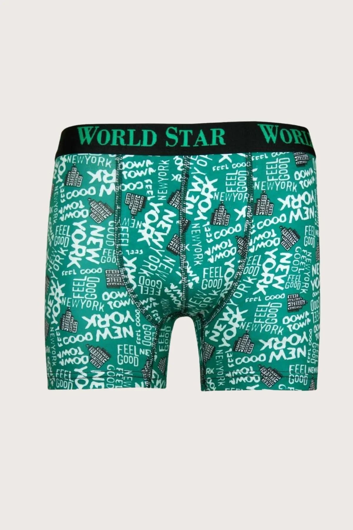 Tekli Pamuklu Erkek Boxer