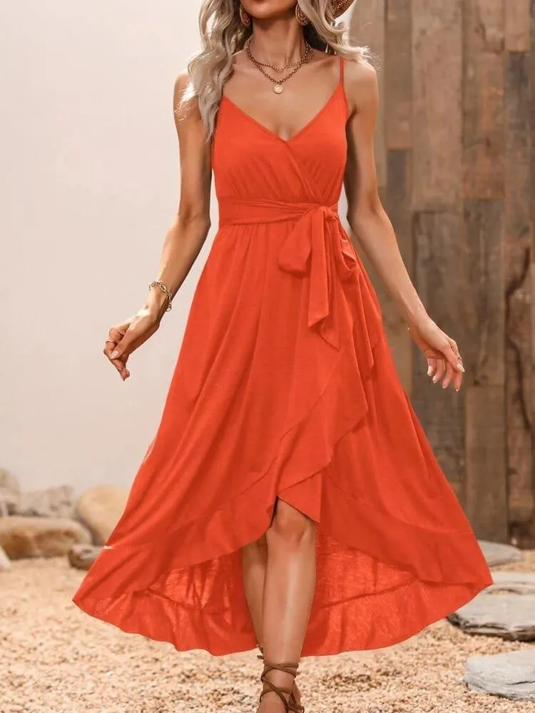 Şık Tasarım Yumuşak Dokulu Dantel İşlemeli Kırmızı Saten Babydoll Şort Takımı